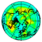 Ozone Field of 13 October 2009