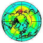 Ozone Field of 24 October 2009