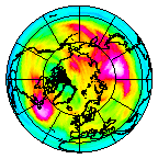 Ozone Field of 13 December 2009