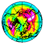 Ozone Field of 15 December 2009