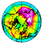 Ozone Field of 20 December 2009