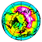 Ozone Field of 23 December 2009