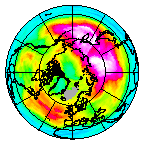 Ozone Field of 25 December 2009