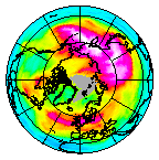 Ozone Field of 28 December 2009