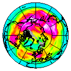 Ozone Field of 02 January 2010