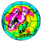 Ozone Field of 24 January 2010