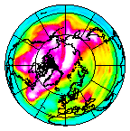 Ozone Field of 25 January 2010