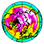 Ozone Field of 15 February 2010