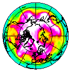 Ozone Field of 14 March 2010