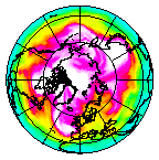 Ozone Field of 25 March 2010