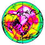 Ozone Field of 20 April 2010