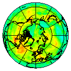 Ozone Field of 25 July 2010