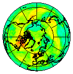 Ozone Field of 01 August 2010