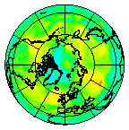 Ozone Field of 22 August 2010