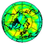 Ozone Field of 25 August 2010