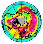 Ozone Field of 20 January 2011