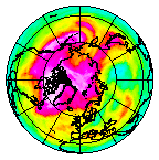Ozone Field of 16 April 2011