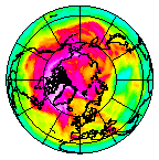 Ozone Field of 22 April 2011
