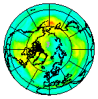 Ozone Field of 30 October 2011