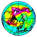 Ozone Field of 24 December 2011
