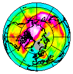 Ozone Field of 13 January 2012