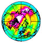 Ozone Field of 14 January 2012