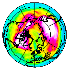 Ozone Field of 22 January 2012