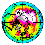 Ozone Field of 25 January 2012