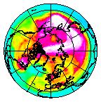 Ozone Field of 13 February 2012