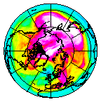 Ozone Field of 15 February 2012