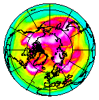 Ozone Field of 14 March 2012