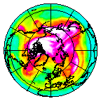 Ozone Field of 25 March 2012