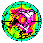 Ozone Field of 31 March 2012