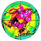 Ozone Field of 12 April 2012