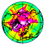 Ozone Field of 23 April 2012