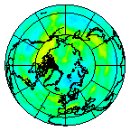Ozone Field of 01 October 2012