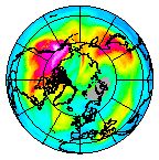 Ozone Field of 23 December 2012