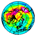 Ozone Field of 25 December 2012