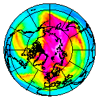 Ozone Field of 14 January 2013