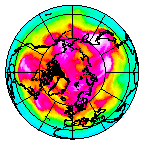 Ozone Field of 25 March 2013