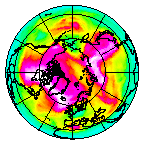 Ozone Field of 25 April 2013