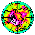 Ozone Field of 28 April 2013