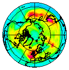 Ozone Field of 25 December 2013