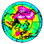 Ozone Field of 15 January 2014
