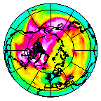 Ozone Field of 16 March 2014