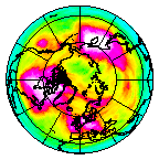 Ozone Field of 25 March 2014