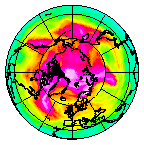 Ozone Field of 22 April 2014
