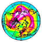 Ozone Field of 22 January 2015