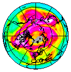 Ozone Field of 13 February 2015