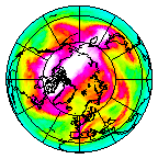 Ozone Field of 25 March 2015
